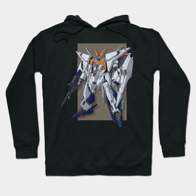 Xi Gundam Hoodie by nikmatiaja